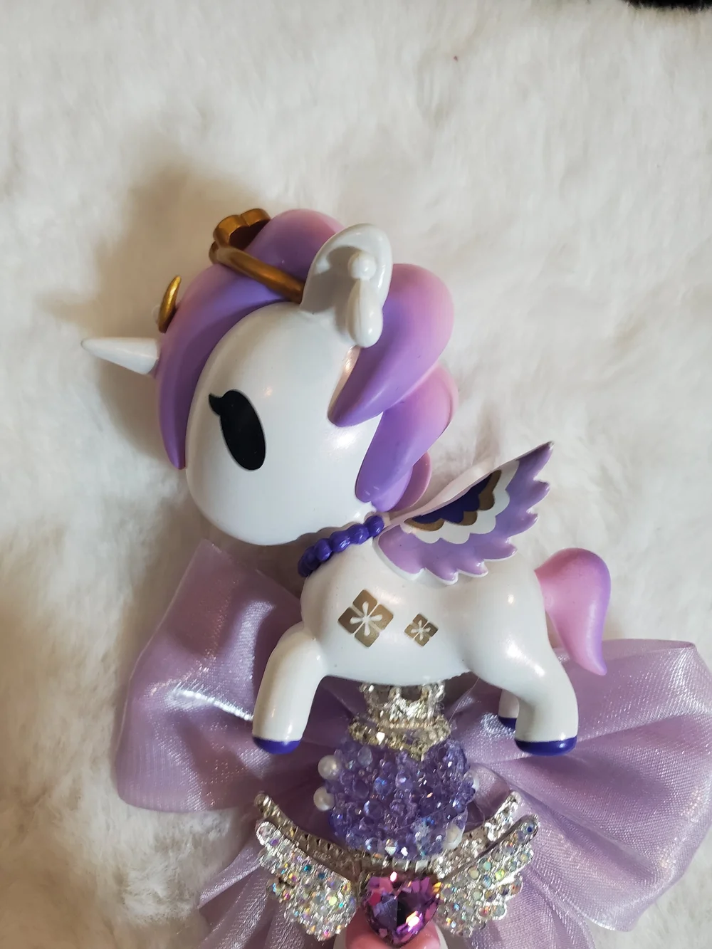 Lavender Tokidoki Unicorn Beaded Pen - Sparkle Topper
